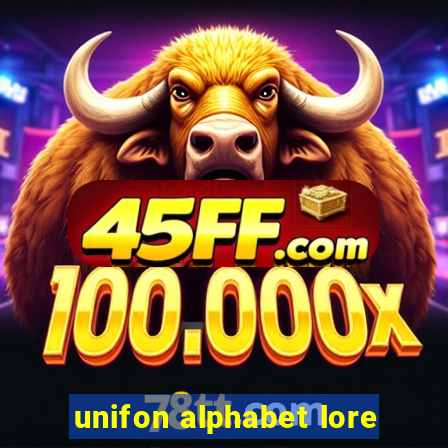 unifon alphabet lore